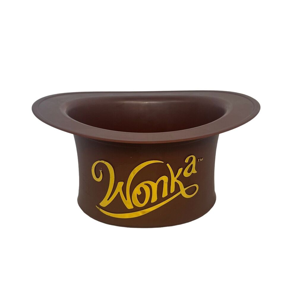 Wonka Movie Popcorn Bucket Cinemark Promo 2023 Willy Wonka Chocolate Factory Hat